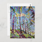 カラフル絵を描林 ポストカード (正面/裏面)