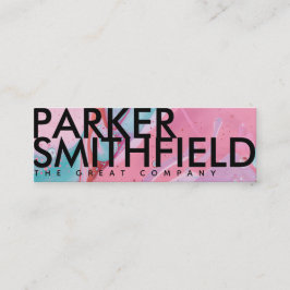 カラフル絵を描注 スキニー名刺