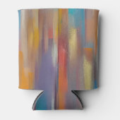 カラフル絵を描糸 缶クーラー (正面)