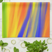 カラフル絵を描虹3 キッチンタオル (折り畳み)