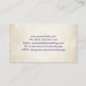 カラフル絵を描蝶 名刺 (裏面)