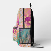 カラフル絵を描（ばちゃばちゃ）跳ねる芸術(19) プリントバックパック (右)