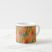 カラフル絵を描（ばちゃばちゃ）跳ねる エスプレッソカップ (正面右)