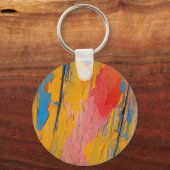 カラフル絵を描（ばちゃばちゃ）跳ねる キーホルダー (裏面)