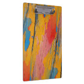 カラフル絵を描（ばちゃばちゃ）跳ねる クリップボード (右)