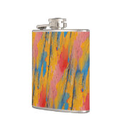 カラフル絵を描（ばちゃばちゃ）跳ねる フラスク (左)