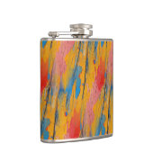 カラフル絵を描（ばちゃばちゃ）跳ねる フラスク (右)