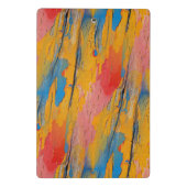 カラフル絵を描（ばちゃばちゃ）跳ねる ミニクリップボード (裏面)