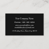 カラフル絵を描（ばちゃばちゃ）跳ねる 名刺 (裏面)