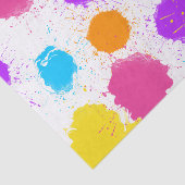 カラフル絵を描（ばちゃばちゃ）跳ねる 薄葉紙 (詳細)