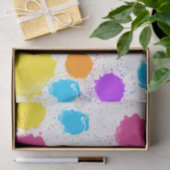 カラフル絵を描（ばちゃばちゃ）跳ねる 薄葉紙 (ギフト)