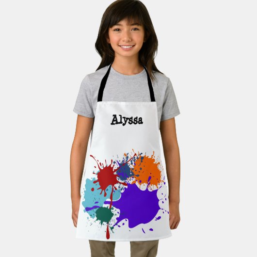 カラフル絵を描 エプロン (インサイチュ)