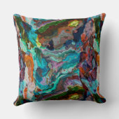 カラフル絵を描 クッション (裏面)