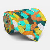 カラフル絵を描 ネクタイ (ロール)