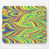 カラフル絵を描 マウスパッド (正面)
