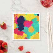 カラフル絵を描Fiesta Arts Craftsバースデーパーティー スタンダードカクテルナプキン (インサイチュ)