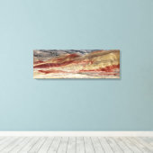 カラフル絵を描Hills Landscape写真 キャンバスプリント (インサイチュ (ウッドフロア))