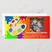 カラフル絵を描Palette Art絵を描's Birthday Party (正面/裏面)