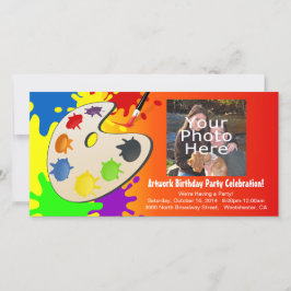 カラフル絵を描Palette Art絵を描's Birthday Party