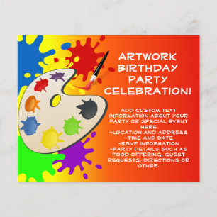カラフル絵を描Palette Art絵を描's Birthday Party