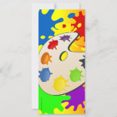 カラフル絵を描Palette Art絵を描's Birthday Party (裏面)