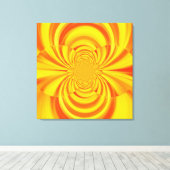 カラフル絵を描RAINBOW抽象芸術 キャンバスプリント (インサイチュ (ウッドフロア))