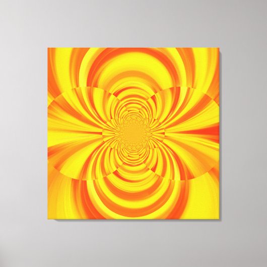 カラフル絵を描RAINBOW抽象芸術 キャンバスプリント (正面)