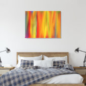 カラフル絵を描RAINBOW ART 4 キャンバスプリント (インサイチュ (寝室))