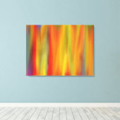 カラフル絵を描RAINBOW ART 4 キャンバスプリント (インサイチュ (ウッドフロア))