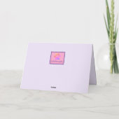 カラフル絵を描Tabby Cat Greeting Card カード (裏面)