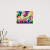 カラフル絵画の ポスター (キッチン)