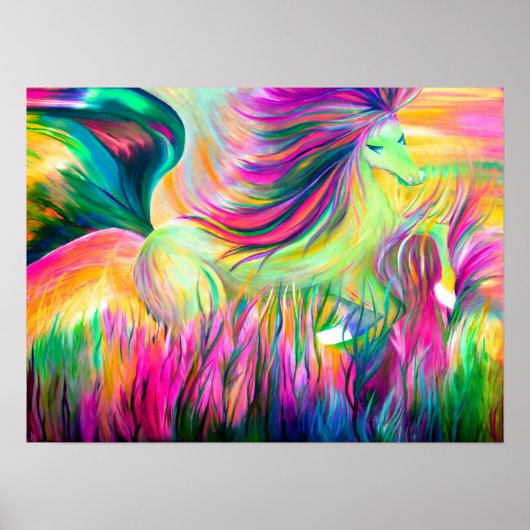 カラフル絵画の ポスター (正面)