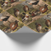 カラフル絵画ヴィンテージ ラッピングペーパー (角)