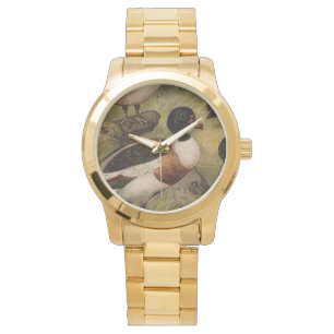 カラフル絵画ヴィンテージ 腕時計