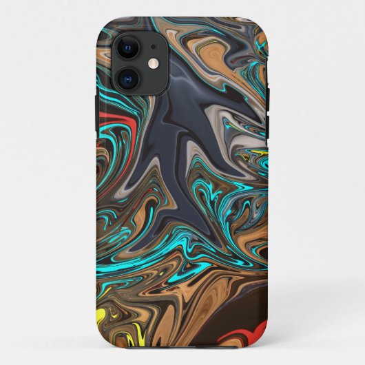 カラフル絵画抽象芸術 |アー最高のト最高傑作 Case-Mate iPhoneケース (裏面)