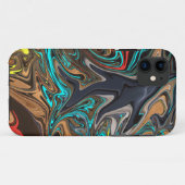 カラフル絵画抽象芸術 |アー最高のト最高傑作 Case-Mate iPhoneケース (裏面(横))