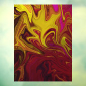 カラフル絵画抽象芸術 ウィンドウサイン (シート3)