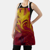 カラフル絵画抽象芸術 エプロン (インサイチュ)