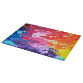 カラフル絵画抽象芸術 カッティングボード (角)