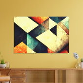 カラフル絵画抽象芸術 キャンバスプリント (インサイチュ (リビング))