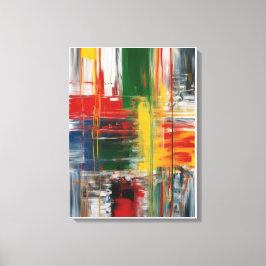 カラフル絵画抽象芸術 キャンバスプリント