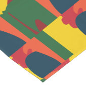 カラフル絵画抽象芸術 ショートテーブルランナー (コーナー)