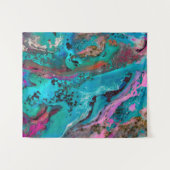 カラフル絵画抽象芸術 タペストリー (正面(横))