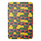 カラフル絵画抽象芸術 バスマット (正面縦)