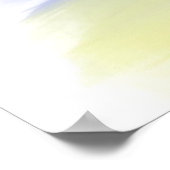 カラフル絵画抽象芸術 ポスター (角)