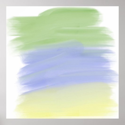 カラフル絵画抽象芸術 ポスター (正面)