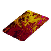 カラフル絵画抽象芸術 マグネット (左側)