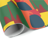 カラフル絵画抽象芸術 ラッピングペーパー (ロールコーナー)