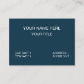 カラフル絵画抽象芸術 名刺 (裏面)