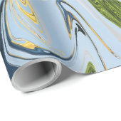 カラフル絵画抽象芸術 |最高の抽象芸術 ラッピングペーパー (ロールコーナー)